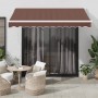 Toldo retráctil automático burdeos 300x250 cm de , Toldos - Ref: Foro24-3215708, Precio: 353,57 €, Descuento: %