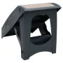 Dark gray 4-step folding dog ladder by vidaXL, Pet Steps and Ramps - Ref: Foro24-171172, Price: 61,96 €, Discount: %