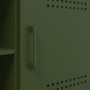 Mueble de TV de acero verde oliva 100,5x39x50,5 cm de , Muebles TV - Ref: Foro24-842992, Precio: 113,17 €, Descuento: %