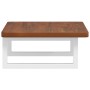 Estante de lavabo de pared de acero y madera maciza de roble de , Tocadores de baño - Ref: Foro24-3302348, Precio: 76,91 €, D...