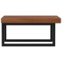 Estante de lavabo de pared de acero y madera maciza de roble de , Tocadores de baño - Ref: Foro24-3302413, Precio: 108,05 €, ...