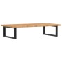 Estante de lavabo de pared de acero y madera maciza de roble de , Tocadores de baño - Ref: Foro24-3302397, Precio: 124,56 €, ...