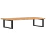 Estante de lavabo de pared de acero y madera maciza de roble de , Tocadores de baño - Ref: Foro24-3302397, Precio: 124,56 €, ...
