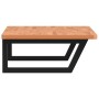 Estante de lavabo de pared de acero y madera maciza de haya de , Tocadores de baño - Ref: Foro24-3302451, Precio: 103,71 €, D...
