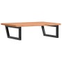 Estante de lavabo de pared de acero y madera maciza de haya de , Tocadores de baño - Ref: Foro24-3302451, Precio: 103,71 €, D...