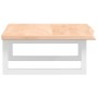 Estante de lavabo de pared de acero y madera maciza de roble de , Tocadores de baño - Ref: Foro24-3302540, Precio: 63,85 €, D...