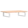 Estante de lavabo de pared de acero y madera maciza de roble de , Tocadores de baño - Ref: Foro24-3302540, Precio: 63,85 €, D...