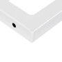 Estante de lavabo de pared de acero y madera maciza de roble de , Tocadores de baño - Ref: Foro24-3302540, Precio: 63,85 €, D...