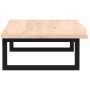 Estante de lavabo de pared de acero y madera maciza de roble de , Tocadores de baño - Ref: Foro24-3302549, Precio: 80,19 €, D...