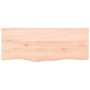Estante de lavabo de pared de acero y madera maciza de roble de , Tocadores de baño - Ref: Foro24-3302549, Precio: 80,19 €, D...