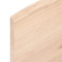 Estante de lavabo de pared de acero y madera maciza de roble de , Tocadores de baño - Ref: Foro24-3302549, Precio: 80,19 €, D...