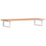 Estante de lavabo de pared de acero y madera maciza de roble de , Tocadores de baño - Ref: Foro24-3302568, Precio: 95,12 €, D...