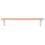 Estante de lavabo de pared de acero y madera maciza de roble de , Tocadores de baño - Ref: Foro24-3302568, Precio: 95,12 €, D...