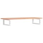 Estante de lavabo de pared de acero y madera maciza de roble de , Tocadores de baño - Ref: Foro24-3302568, Precio: 95,12 €, D...