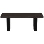 Estante de lavabo de pared de acero y madera maciza de roble de , Tocadores de baño - Ref: Foro24-3302575, Precio: 57,44 €, D...