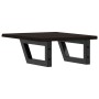 Estante de lavabo de pared de acero y madera maciza de roble de , Tocadores de baño - Ref: Foro24-3302575, Precio: 57,44 €, D...