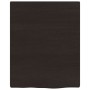 Estante de lavabo de pared de acero y madera maciza de roble de , Tocadores de baño - Ref: Foro24-3302575, Precio: 57,44 €, D...