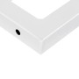 Estante de lavabo de pared de acero y madera maciza de roble de , Tocadores de baño - Ref: Foro24-3302580, Precio: 70,59 €, D...