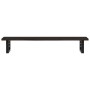 Estante de lavabo de pared de acero y madera maciza de roble de , Tocadores de baño - Ref: Foro24-3302589, Precio: 70,36 €, D...