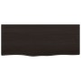 Estante de lavabo de pared de acero y madera maciza de roble de , Tocadores de baño - Ref: Foro24-3302589, Precio: 70,36 €, D...