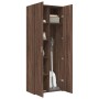 Aparador alto madera de ingeniería marrón roble 70x42,5x185 cm de , Aparadores - Ref: Foro24-3281433, Precio: 196,54 €, Descu...