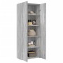 Aparador alto madera de ingeniería gris Sonoma 70x42,5x185 cm de , Aparadores - Ref: Foro24-3281425, Precio: 179,41 €, Descue...