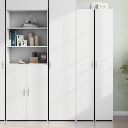 Aparador de madera de ingeniería blanco 45x42,5x185 cm de , Aparadores - Ref: Foro24-3281406, Precio: 181,56 €, Descuento: %