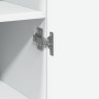 Aparador de madera de ingeniería blanco 45x42,5x185 cm de , Aparadores - Ref: Foro24-3281406, Precio: 181,56 €, Descuento: %