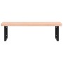 Estante de lavabo de pared de acero y madera maciza de haya de , Tocadores de baño - Ref: Foro24-3302521, Precio: 169,13 €, D...