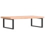 Estante de lavabo de pared de acero y madera maciza de haya de , Tocadores de baño - Ref: Foro24-3302521, Precio: 169,13 €, D...