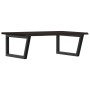 Estante de lavabo de pared de acero y madera maciza de roble de , Tocadores de baño - Ref: Foro24-3302659, Precio: 88,74 €, D...