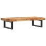 Estante de lavabo de pared acero y madera maciza de acacia de , Tocadores de baño - Ref: Foro24-3302741, Precio: 93,15 €, Des...