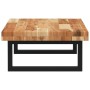 Estante de lavabo de pared acero y madera maciza de acacia de , Tocadores de baño - Ref: Foro24-3302741, Precio: 93,15 €, Des...