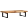 Estante de lavabo de pared acero y madera maciza de acacia de , Tocadores de baño - Ref: Foro24-3302741, Precio: 93,15 €, Des...