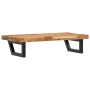 Estante de lavabo de pared acero y madera maciza de acacia de , Tocadores de baño - Ref: Foro24-3302743, Precio: 96,91 €, Des...