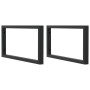 Estante de lavabo de pared acero y madera maciza de acacia de , Tocadores de baño - Ref: Foro24-3302909, Precio: 154,54 €, De...