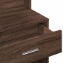 Tocador con mueble roble marrón 80x35x132 cm de , Tocadores para dormitorios - Ref: Foro24-848240, Precio: 135,59 €, Descuent...