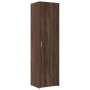 Aparador de madera de ingeniería marrón roble 50x42,5x185 cm de , Aparadores - Ref: Foro24-3281419, Precio: 187,67 €, Descuen...