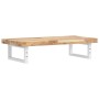 Estante de lavabo de pared acero y madera maciza de acacia de , Tocadores de baño - Ref: Foro24-3302692, Precio: 92,92 €, Des...