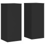 Soportes de plantas 2 uds madera ingeniería negro 30x30x70 cm de , Soportes para macetas - Ref: Foro24-852925, Precio: 70,97 ...