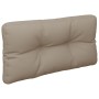 Cojín para sofá de palets de tela gris taupé 80x40x12 cm de , Cojines para sillas y sofás - Ref: Foro24-360609, Precio: 28,16...