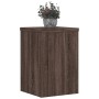 Soportes de plantas 2 uds madera marrón roble 25x25x35 cm de , Soportes para macetas - Ref: Foro24-852912, Precio: 36,00 €, D...