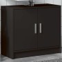 Armario para lavabo madera de ingeniería negro 63x29x55 cm de , Muebles de baño - Ref: Foro24-848095, Precio: 64,46 €, Descue...