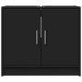 Armario para lavabo madera de ingeniería negro 63x29x55 cm de , Muebles de baño - Ref: Foro24-848095, Precio: 64,46 €, Descue...