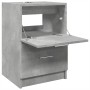 Armario de lavabo madera ingeniería gris hormigón 40x37x59 cm de , Muebles de baño - Ref: Foro24-848104, Precio: 70,29 €, Des...
