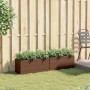 Jardineras con 2 maceteros 2 uds ratán PE marrón 72x30x32 cm de , Maceteros y jardineras - Ref: Foro24-3210529, Precio: 85,73...