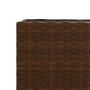 Jardineras con 2 maceteros 2 uds ratán PE marrón 72x30x32 cm de , Maceteros y jardineras - Ref: Foro24-3210529, Precio: 85,73...