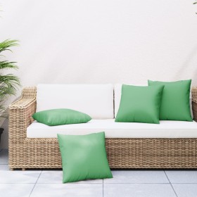 Cojines de sofá 4 unidades tela verde 40x40 cm de , Cojines para sillas y sofás - Ref: Foro24-360364, Precio: 27,25 €, Descue...