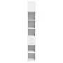Armario estrecho madera de ingeniería blanco 30x42,5x225 cm de , Aparadores - Ref: Foro24-3281266, Precio: 147,74 €, Descuent...