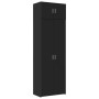 Armario de madera de ingeniería negro 70x42,5x225 cm de , Aparadores - Ref: Foro24-3281323, Precio: 250,12 €, Descuento: %